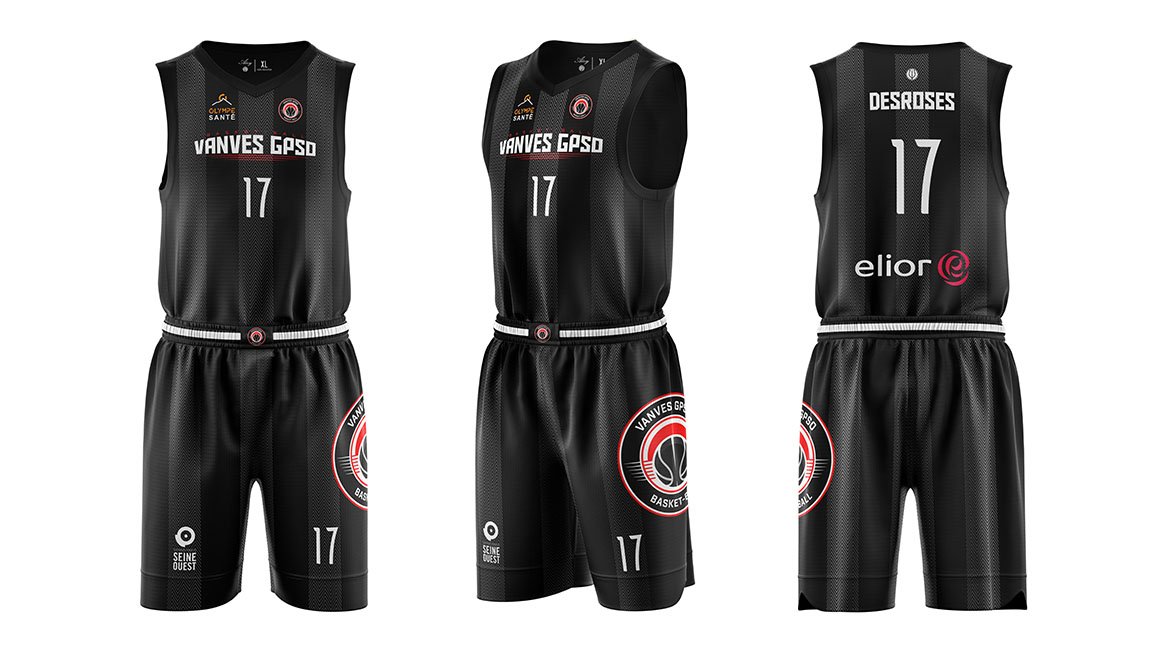 Club de basketball, maillot sublimé, maillot original