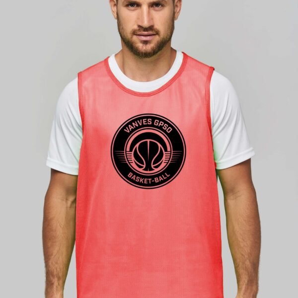 Chasuble couleur pour l'entraînement de basket ball