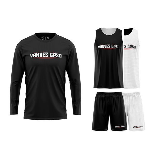 Textiles d'entrainement personnalisé pour les clubs de basket ball