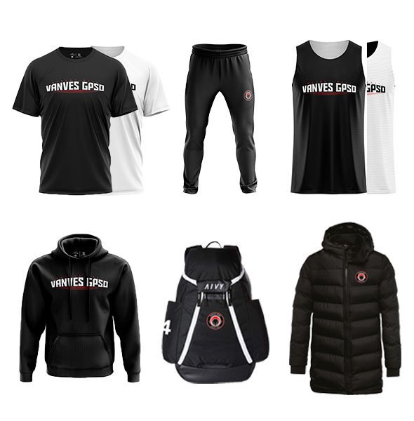 Equipement personnalisé pour les joueurs de basket-ball