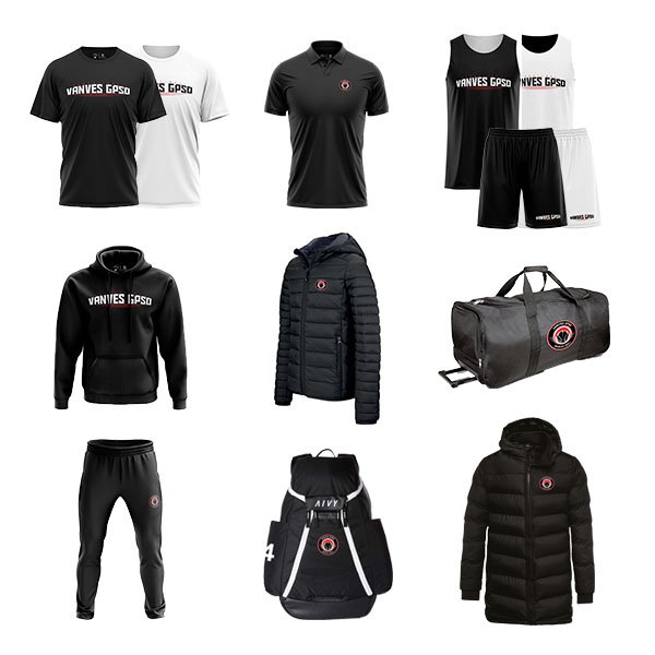 textiles personnalisés pour votre équipe de basket ball