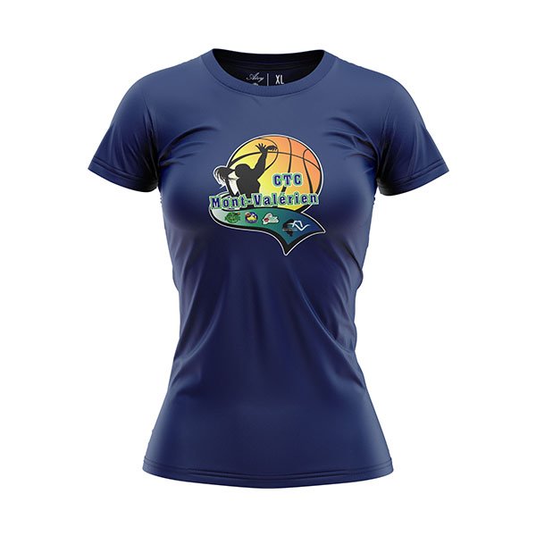 T-shirt avec logo du club pour votre équipe de basket