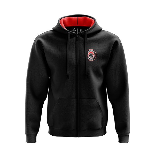 sweat shirt zippé avec capuche pour la boutique de votre club de basket