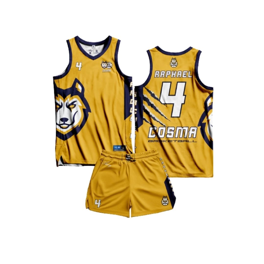 Boutique club basket, maillot en sublimation pour les clubs