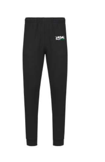 Pantalon jogging noir enfants ASA SCEAUX