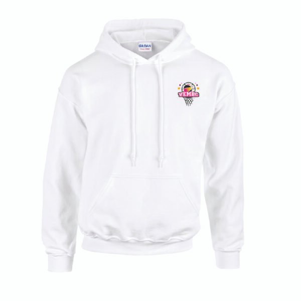 SWEAT blanc capuche VEMBC