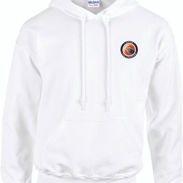 SWEAT blanc capuche OVE