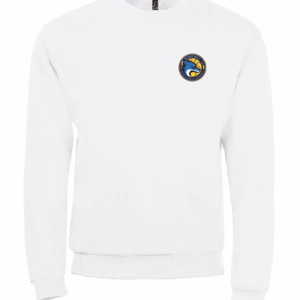 Sweat blanc col rond PONTAULT