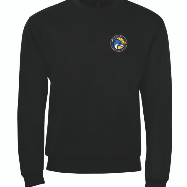 Sweat noir col rond PONTAULT