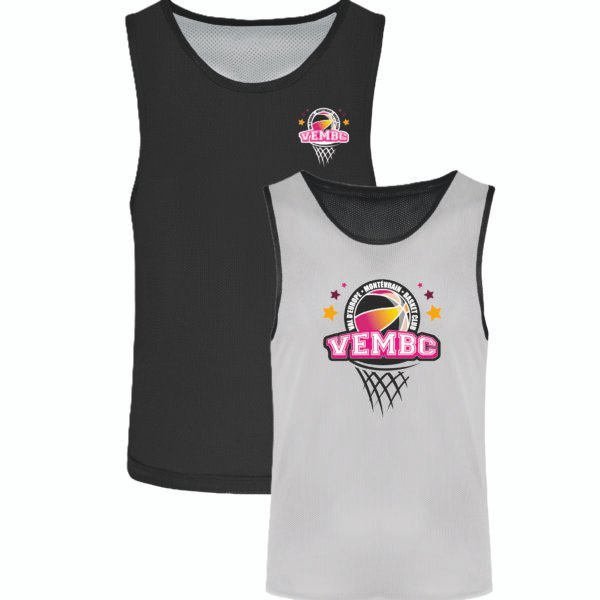 MAILLOT REVERSIBLE VEMBC NOIR/BLANC